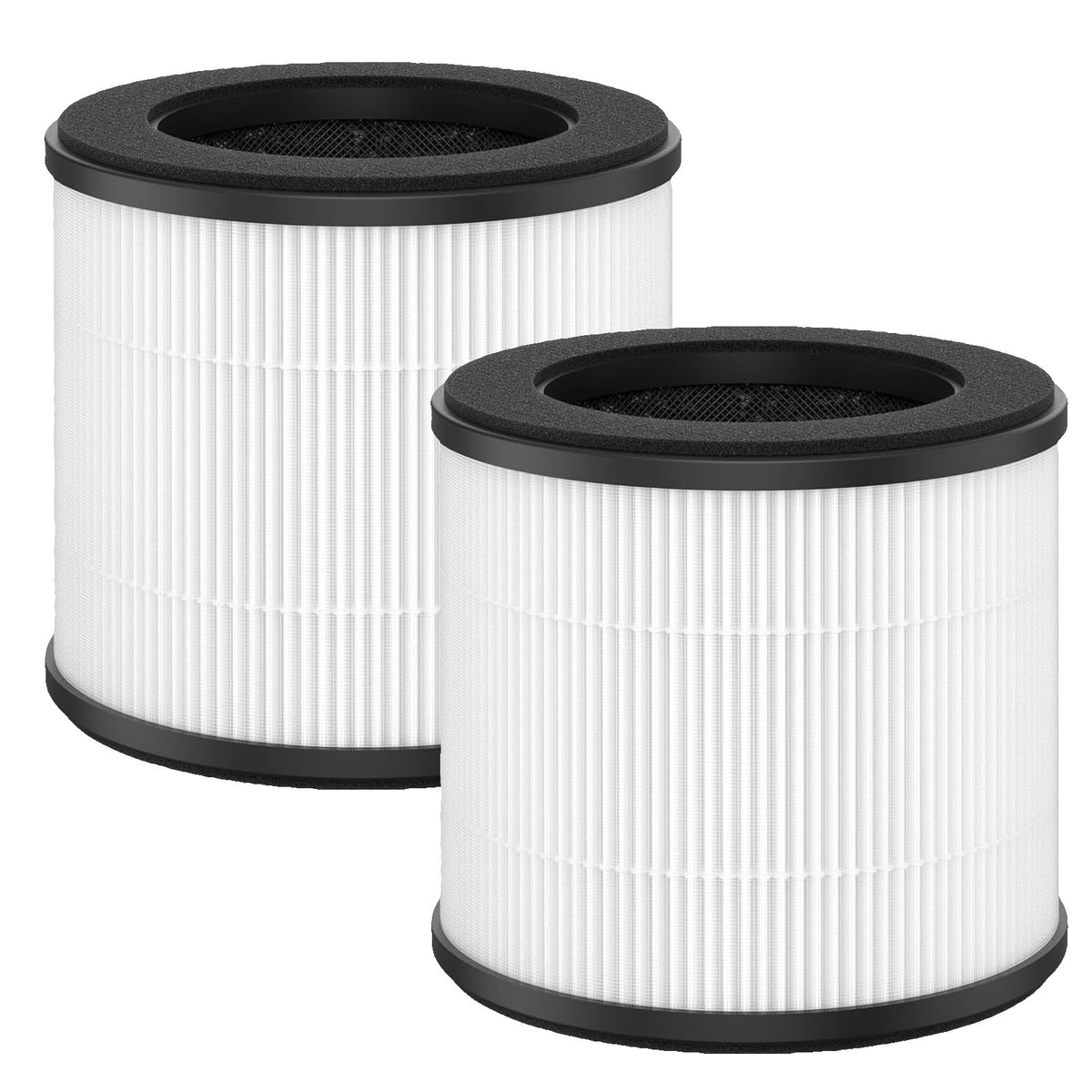2-Pack Replacement Filter Compatible with Purivortex AC300 & AC300 Pro Air Purifier, 3-in-1 H13 True HEPA High-Efficiency Filter for Pet Dander, Smoke, Odor & Dust