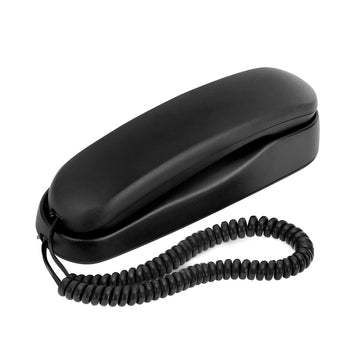 Uvital Corded Phones for Landline, Black Wall-Mount Telephones for Landline | Ringer Volume Control, Use for Home or Office, No Power Required, Emergency Telephone