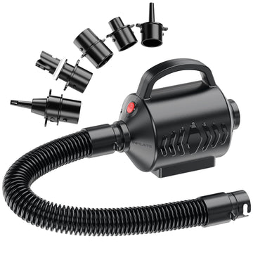 MAACLOUD Electric Air Pump for Inflatable Pool Toys: High Power Quick-Fill
