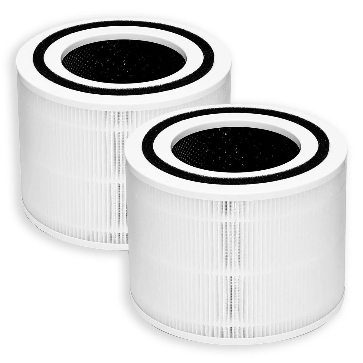 Replacement Filter Compatible with Simply Conserve AM-AP1115-WH 1000 Series Tabletop Air Purifier, 2 Pack HE-PAtech with Activated Carbon 3-Stage Filtration System