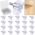 5 Millimeters Shelf Support Peg?Support Cabinet Shelf Pins?Clear Plastic Replacement Peg Cabinet Shelf Supports Pins for Kitchen Furniture Book Shelves Shelf Holder Locking Pins (20 Pieces)