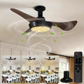 Socket Fan Light with Remote, Portable Small Ceiling Fans with Lights Bulb for Bedroom, Kitchen, Living Room, 25" Screw in Ceiling Fan in Light Socket for E26 Base 30W/3000K-6500K Dimmable