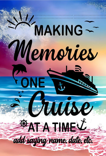 Custom magnetic cruise Ship door decoration, personalized cruise door magnet sign, stateroom cruise door banner, caribbean Cruising vacation, Alaskan boat trip, gift Birthday cruise, making memories
