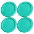 Pyrex 7202-PC 1-Cup Green Food Storage Replacement Lid (4-Pack) - Made in USA