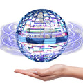 Magic Flying Orb Ball with Lights,UFO Hand Operated Mini Drone for Kids,Galactic Fidget Spinner Boomerang Hover Balls,Indoor Outdoor Toys,Cool Birthday Gifts for 6 7 8 9 10+ Year Old Boy Girl Teens