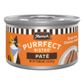 Merrick Purrfect Bistro Grain Free Premium Soft Canned Pate Adult Wet Cat Food, High Protein Chicken Recipe - (Pack of 24) 3 oz. Cans