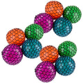 Rhode Island Novelty 3 Inch Neon Mesh Squeeze Ball, One per Order