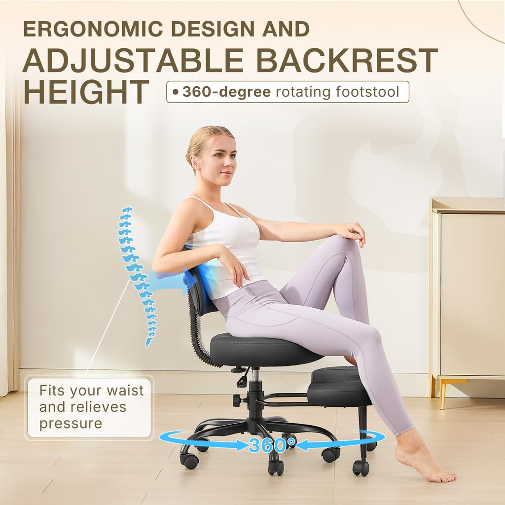 Cyzena Office Chair-executive High Back Breathable Big and Tall Office Chair Flip-up Armrests Lumbar Support-ergonomic Leather Rolling Swivel