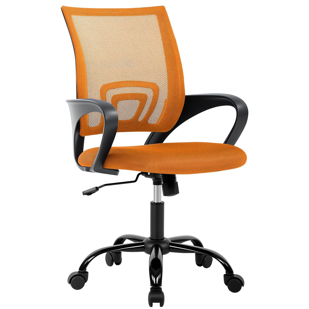 Bestoffice Office Computer Chair Ergonomic Mesh Desk Chair with Lumbar Support Modern Executive Adjustable Stool Rolling Swivel for Back Pain