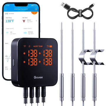 Govee WiFi Meat Thermometer Digital with 4 Probe, App Notification Alert