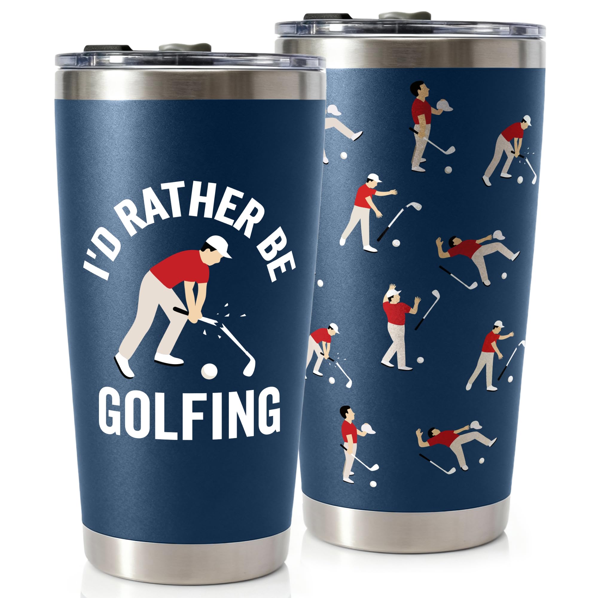 Fathers Day Gift for Dad, Men, Husband - Golf Gifts for Men Golfers - Cool Stuff for Golfers for Fathers Day, Christmas - Funny golfs gift for Dad, golf Accessories for Men - Golfs Tumbler 20Oz