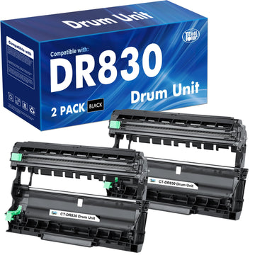 DR830 Drum Unit DR-830 Compatible for DR830 Drum Unit Brother DR 830 DR-830 for HL-L2405W DCP-L2640DW HL-L2400D HL-L2460DW HL-L2460DWXL HL-L2865DW HL-L2480DW MFC-L2807DW Printer (2-Pack?Not Toner)