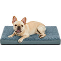 Orthopedic Dog Beds for Crate with Removable Washable Cover Egg-Crate Foam Pet Pad Mat with Anti-Slip Bottom,Waterproof Dog Beds Small Medium Sized?30x20 Inch
