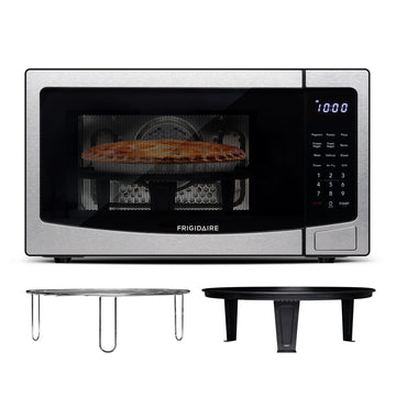 FRIGIDAIRE 1.2 cu ft Microwave, Digital Air Fryer, Convection Oven, Combo-Fry with XL Capacity, Stainless Steel Finish