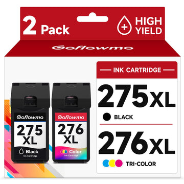 275XL 276XL Ink Cartridge Replacement for Canon PG-275 PG275 275 and 276 CL-276 CL276 XL High Yield use for TR4720 TR4700 TR4722 TS3522 TS3500 TS3520 TS3720 Printer Ink Cartridge(1 Black,1 Color)