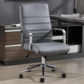 Office Desk Chair Leather, Conference Room Chairs with Wheels, Modern Executive Office Chairs Adjustable Height, Ergonomic Swivel Rolling