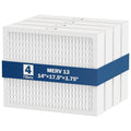 MERV 13 Dehumidifier Filter 14 x 17.5 x 1.75 for santa fe dehumidifier Advance90, Advance100, Advance120, Ultra98H, Ultra120H, for Honeywell DR90 & DR120 Models, 4 Packs