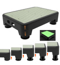 Liftoza 5-level Adjustable Step Stool, Noctilucent Bedside Step, 700 Lbs Capacity Safety Step Platform, Indoor Foot Stool for Seniors and Kids,
