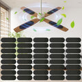 Depuley 35-Inch Ceiling Fans with Lights: Indoor/Outdoor Flush Mount Ceiling Fan with Remote Control - Black 5 Blade Low Profile Fandelier for Kitchen Gazebo - Reversible Quiet Timer - 2 Packs