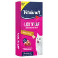 Vitakraft Lick 'N' Lap Real Chicken Squeezeable Liquid Cat Treats, Lickable, Chicken Broth #1 Ingredient, No Artificial Colors, Preservatives or Added Sugar, for Hydration, 0.52 oz. Tubes, 16 Count