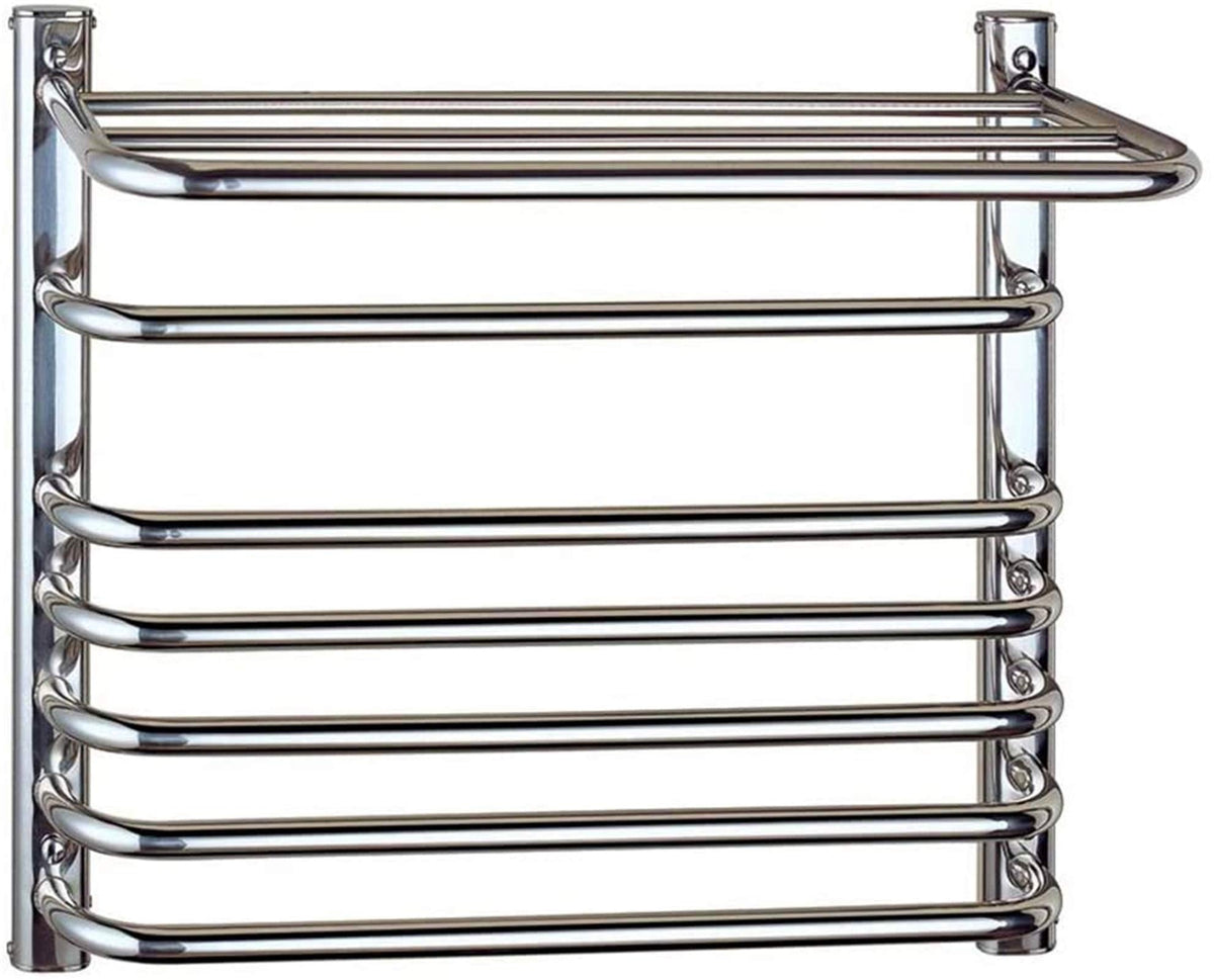 Bathroom Wall Heater Electric Towel Warmer and Drying Rack Wall Mounted, Plug in/Hardwired Heated Towel Rack Stainless Steel 23.62 X 19.68 X 7.68 Inch,Plug in Interes,