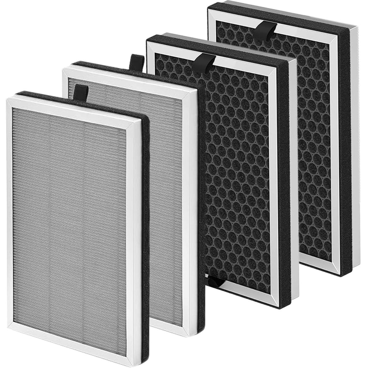 JF260 Replacement Filter,Compatible with Jafända JF260 and AP1273 Air Purifiers,H13 True HEPA Activated Carbon 3-Stage Filtration?4 Pack?