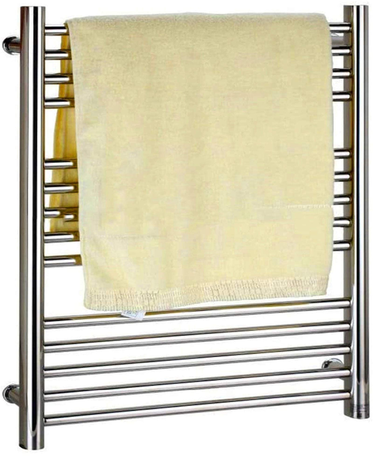 Heated Towel Rail Rails Towel Warmer,Electric Towel Rack, Towel Warmer Wall Mounted Stainless Steel Energy Saving with ON/Off Switch Towel Heater for Home Bathroom Towel Dry(