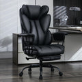 Amseatec Big and Tall Office Desk Chair - 400lbs Wide Ergonomic Executive with Footrest, High Back Lumbar Support Reclining Gaming Computer