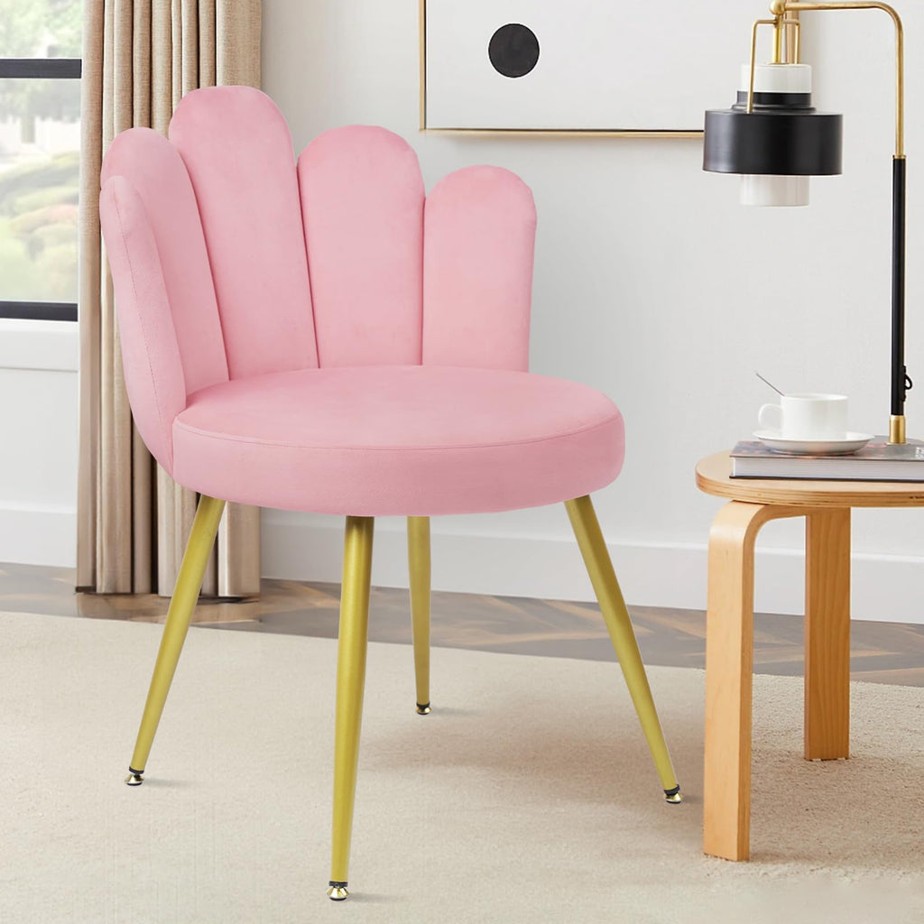 Clatina Waiting Room Guest Chair with Bonded Leather Padded Arm Rest for Office Reception and Conference Desk, Pink, 1pk, Brown-sled Base