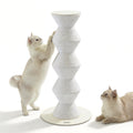 Furrytail Colossal Zigzag Clawer,Cat Scratcher,Scratching Post with Paper Rope, Recycle cat Tower, Large (29.9" H)
