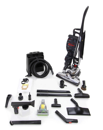 Kirby Avalir Vacuum Cleaner Loaded with Attachment and 5 YR Warranty (Renewed), Black