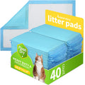 40 Count Cat Litter Pads for Tidy Cats Breeze System, Thickened Cat Pad Refills for Litter Box, Super Absorbent Pee Pad, Odor Control & Leak-Proof, 16.9x11.4 Inch Unscented