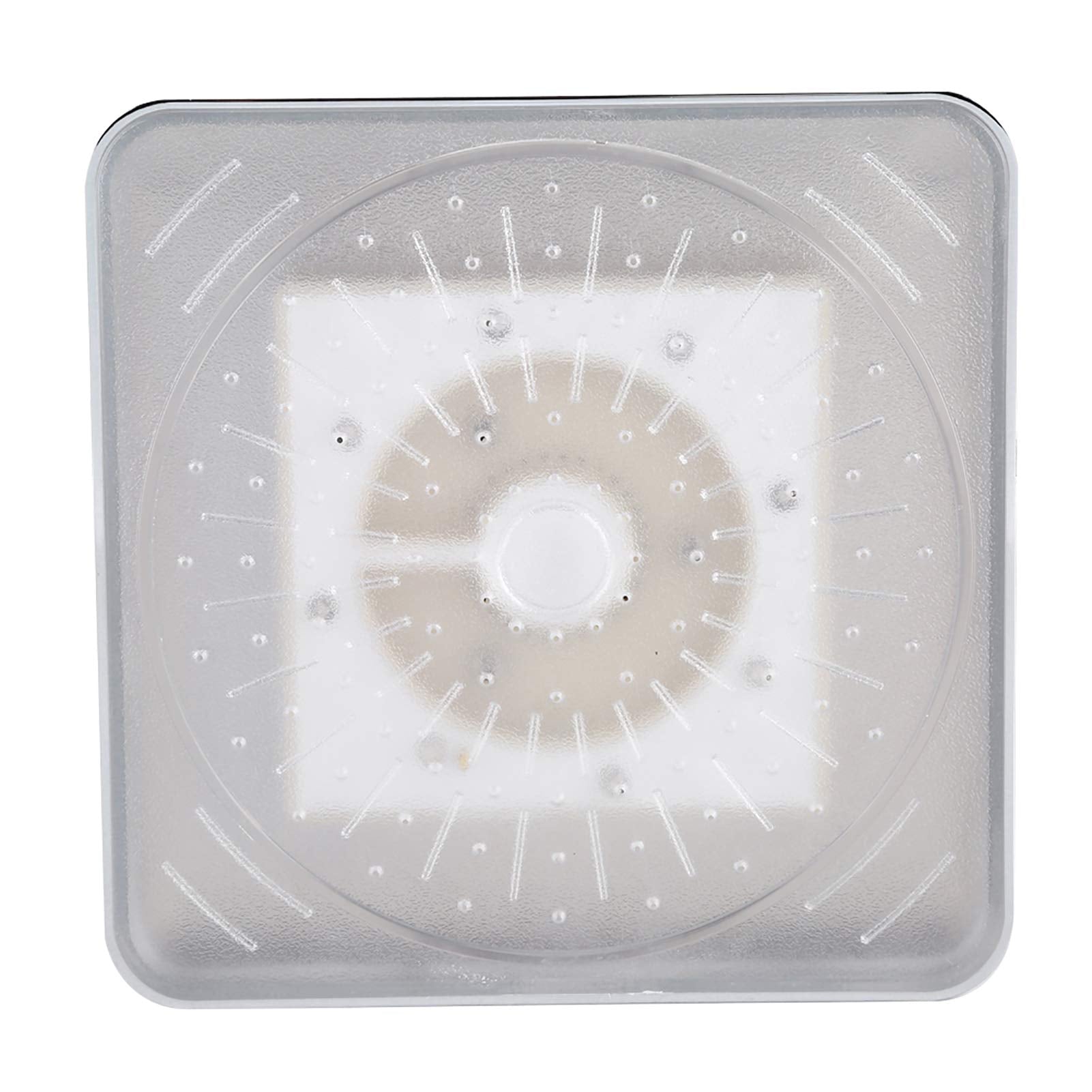 Led Shower Head Color Changing, 6 Inch Square Rain Shower Head, LED Light 3 Color Changing Bathroom Sprinkler