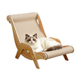 Extra Large Cat Scratching Lounge - Multi-Layer Solid Wood & Sisal, XXL Cat Scratcher and Bed for Large Cats, Furniture Protector with 110lb Capacity