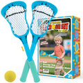 Outdoor Toys Adjustable Kid Lacrosse Stick Set Ball - Toddler Outside Beach Pool Yard Game & Toy for Ages 3+ 4 5 6 7 8 Year Old Boy & Girl Gift for Kids, with Lightweight Easy-Catch & Full Size Basket