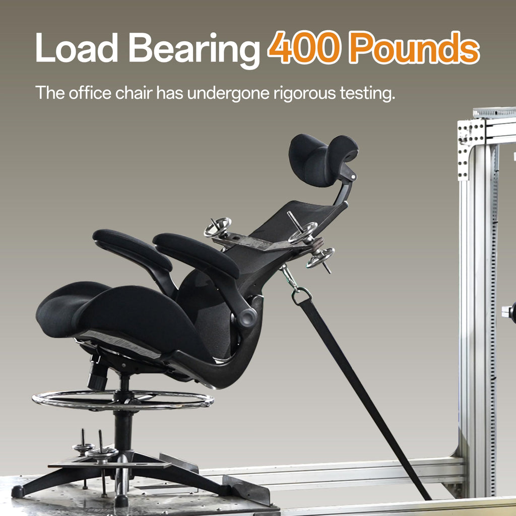 Boliss Drafting Tall Office Chair 400lbs High Back Standing Desk Chair, BLS-2818HD, Black