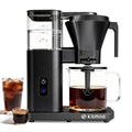 Kismile 8 Cup Drip Coffee Maker, SCA Certified Hot & Cold Brew Coffee Machine, Fast Heating to 197–205?, 40 Min Keep Warm, Adjustable Flow Control, Easy to Clean
