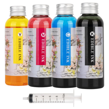 4 Packs 100ML/Bottle Ink Refill Kit, Compatible for 280XL 281XL 270XL 271XL 250XL 251XL, Suitable for PIXMA TS702a TS702 TR8620a IX6820 TR8622a TR6320, 4 Colors BK C Y M with Refill Syringe