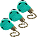 Topbuti 3 Pack Ceiling Fan 3 Speed 4 Wire Zing Ear ZE-268S6 Pull Chain Switch Replacement for Fan Light, Wall Lamps, Cabinet Light (Bronze)