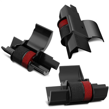 IR40T Calculator Ink Roller, Black/Red, 1.14 x 0.84 x 0.33 Inch | Compatible with Casio HR-170RC, HR-100TM / Canon P23-DHV, P170-DH3 / Sharp EL-1801V, EL-1750V & More; Ink Cartridge