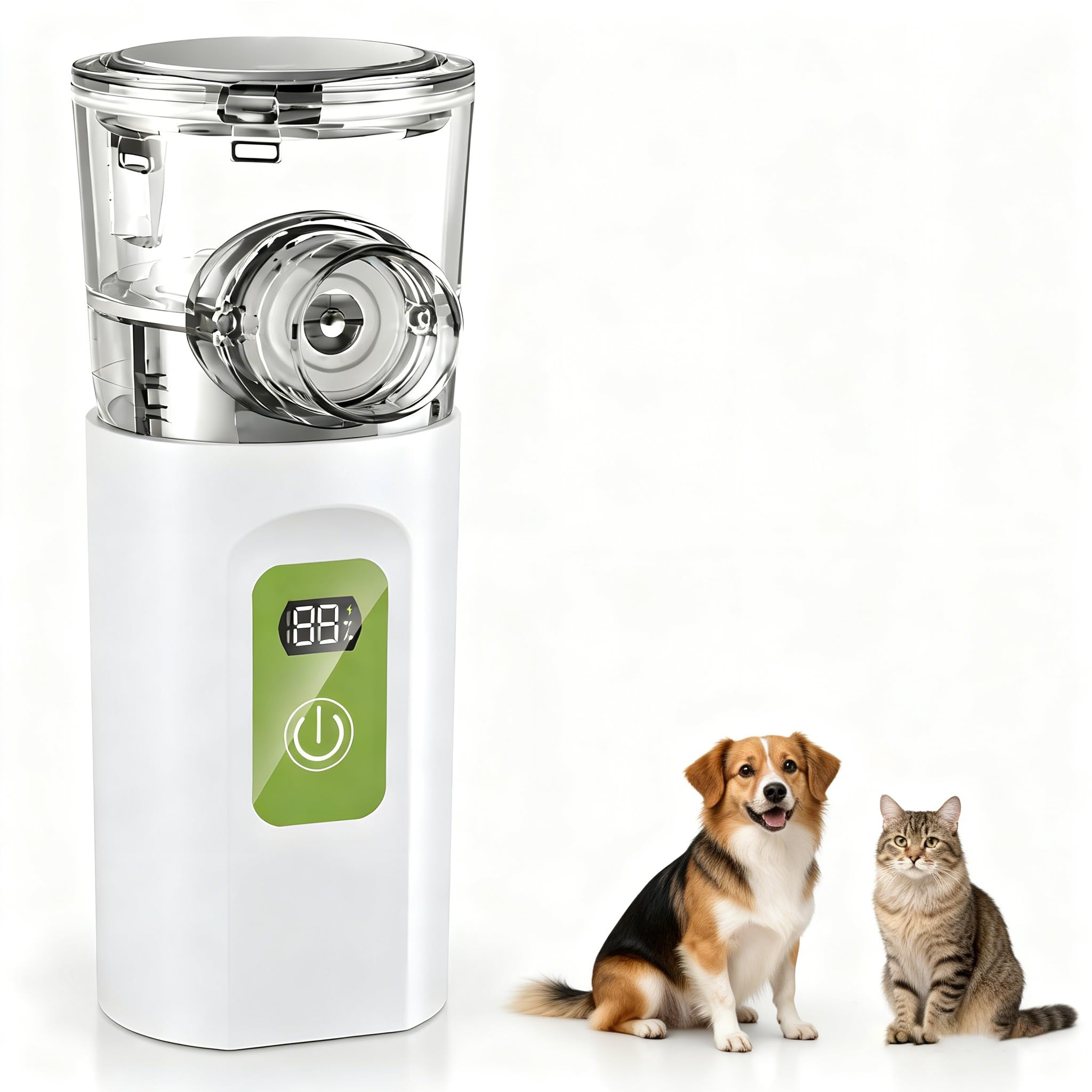 Pet Intelligent Atomizer IPX6 Hand-held Mesh Humidifier, Ultra-Silent Air Moisturizer for Dog and Cat