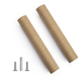 SVD.PET Cat Scratching Post Replacement, 17” x 2.95” Jute Rope Cat Tree/Tower Replacement Post, Refill Scratcher Posts with M8 Screws for DIY Cat Scratcher (2PCS)