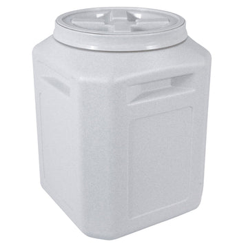 Gamma2 Gamma Seal Airtight Storage Bin - Wood, Pellet, Charcoal, and Food Container - Indoor or Outdoor Utility Bucket - BPA-Free Plastic - Made in the USA - Fits up to 50 Pounds - 14" L x 20" H