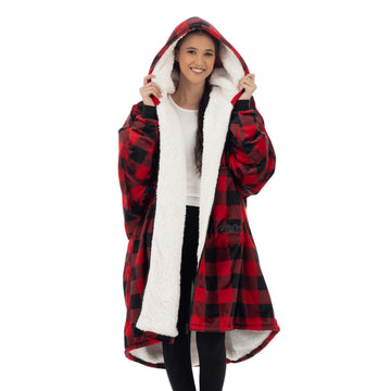 THE COMFY Original Full Zip | Shark Tank | Sherpa Wearable Blanket Hoodie