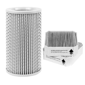 3 Pack Filter Replacement for Molekule Air Purifier, Include 1 Pack Filter and 2 Pack Activated Pre-Filters