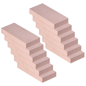 Fire Bricks, Woodstove Firebricks, High Temperature Resistant Clay Firebricks for Wood Stoves, Fireplaces, Pizza Ovens, Firepit and BBQ Smokers, Size 9" X 4-1/2" X 1-1/4", Pack of 12, Red Color