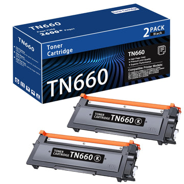 TN660 Black Toner Cartridge Replacement for Brother TN660 toner cartridge | Compaltible DCP-L2520DW DCP-L2540DW HL-L2300D HL-L2305W HL-L2315DW Printer Toner