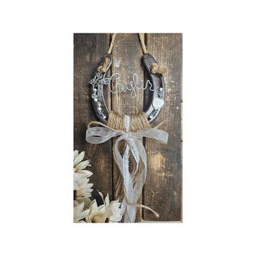 Wedding Horseshoe - Personalized Gift for Horse Lover - Bridal Gift for Horse Lover - Memorial