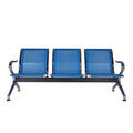 Buenotoys 3-seat Waiting Room Chairs - Waiting Room Bench with Arms Airport Reception Bench Guest Reception Chairs Lobby Bench Waiting Area for