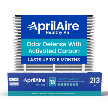 AprilAire 213CBN Replacement Filter for AprilAire Whole House Air Purifiers - MERV 13 with Carbon, Healthy Home Allergy + Odor Reduction, 20x25x4 Air Filter (Pack of 1)